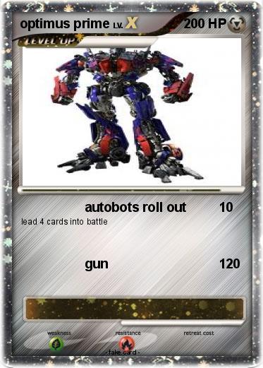 Pokemon optimus prime