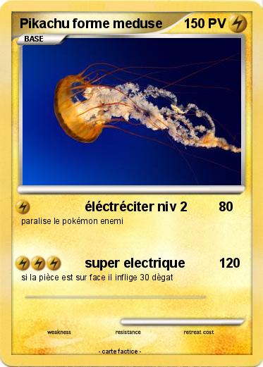 Pokemon Pikachu forme meduse