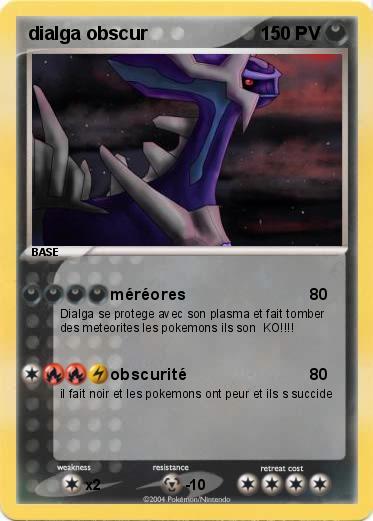Pokemon dialga obscur