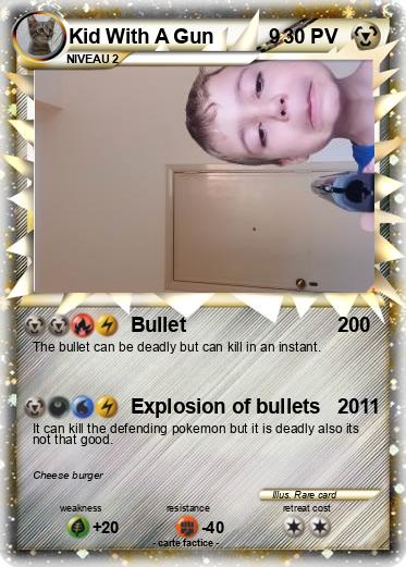 Pokemon Kid With A Gun          9