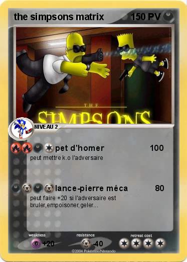 Pokemon the simpsons matrix