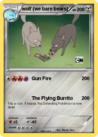 Pokemon wolf (we bare bears)