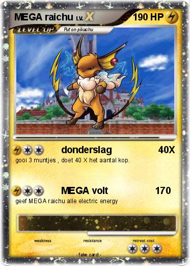 Pokemon MEGA raichu