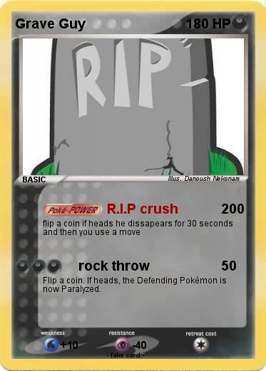 Pokemon Grave Guy