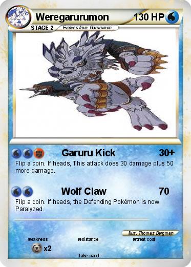 Pokemon Weregarurumon