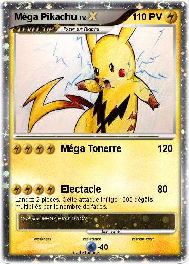 Pokemon Méga Pikachu