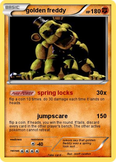 Pokemon golden freddy