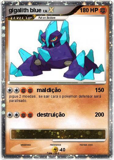 Pokemon gigalith blue