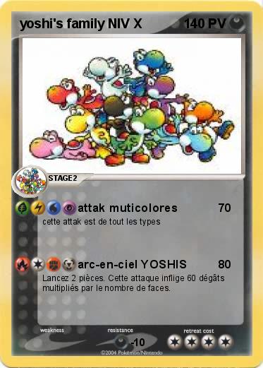 Pokemon yoshi's family NIV X