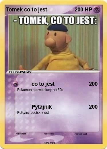 Pokemon Tomek co to jest