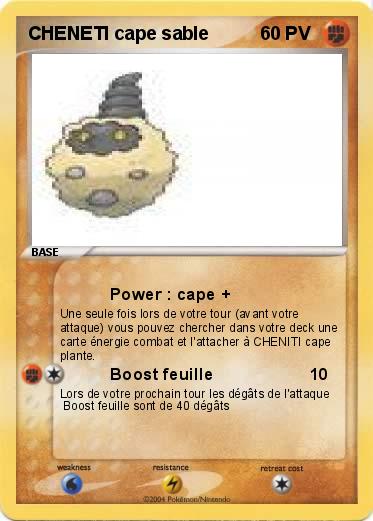 Pokemon CHENETI cape sable