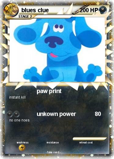 Pokemon blues clue
