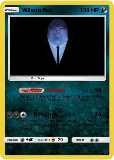 Pokemon Wilson fisk