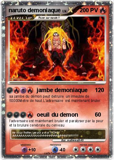 Pokemon naruto demoniaque