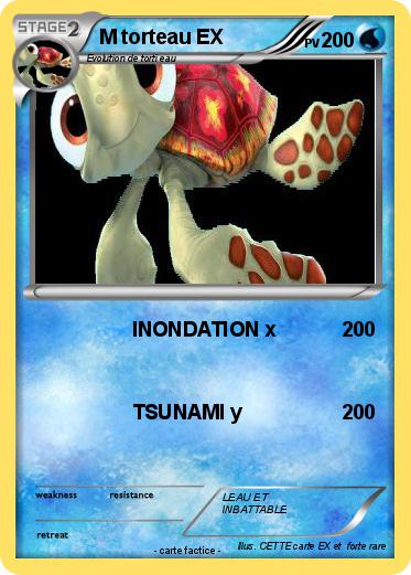 Pokemon M torteau EX                                                                                                                                                                                                                                                   