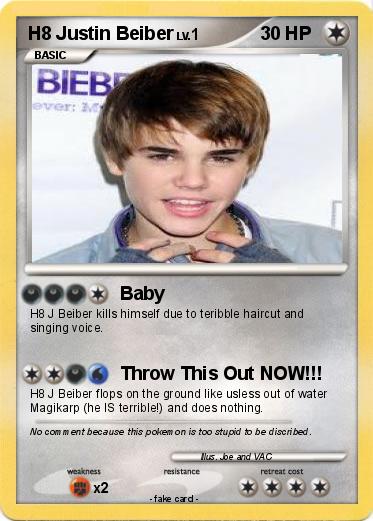 Pokemon H8 Justin Beiber