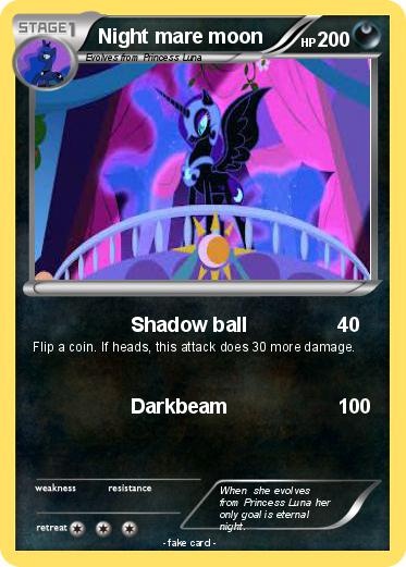 Pokemon Night mare moon