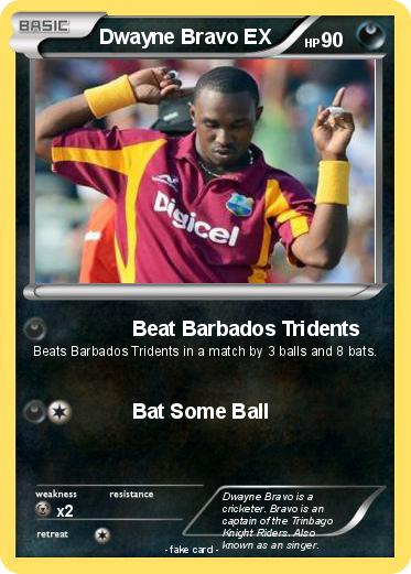 Pokemon Dwayne Bravo EX
