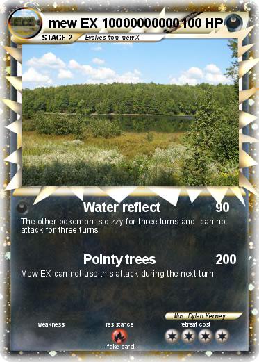 Pokemon mew EX 10000000000