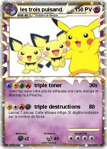 Pokemon les trois puisand