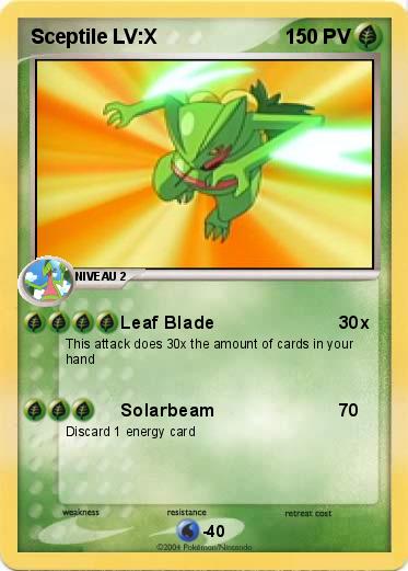 Pokemon Sceptile LV:X
