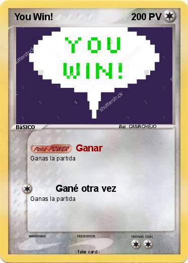 Pokemon You Win!
