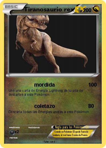 Pokemon Tiranosaurio rex