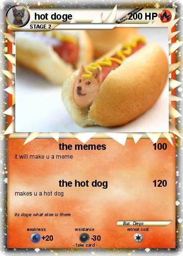 Pokemon hot doge