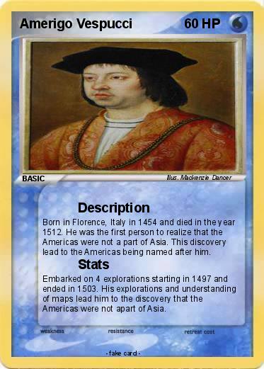 Pokemon Amerigo Vespucci