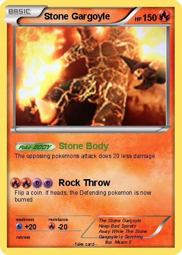 Pokemon Stone Gargoyle