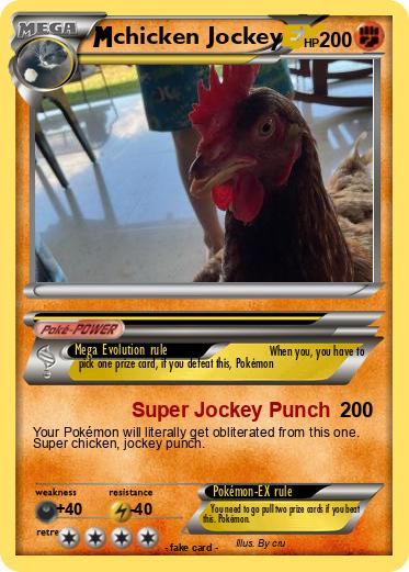 Pokemon chicken Jockey