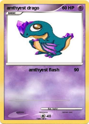 Pokemon amthyest drago