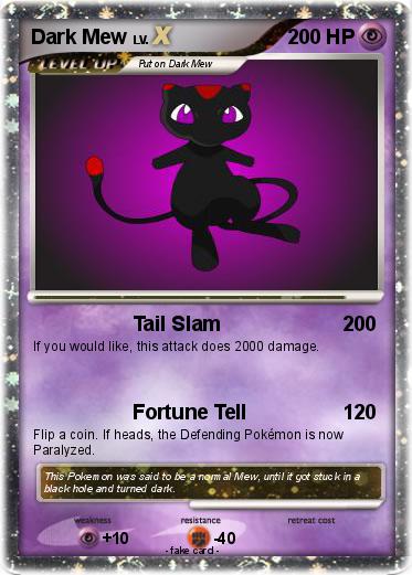 Pokemon Dark Mew