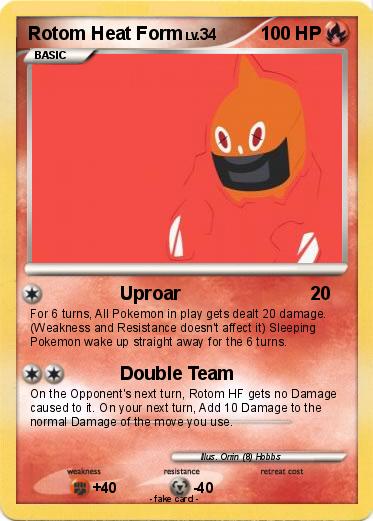 Pokemon Rotom Heat Form