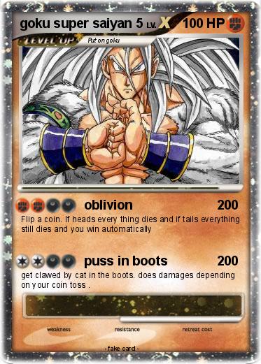 Pokemon goku super saiyan 5