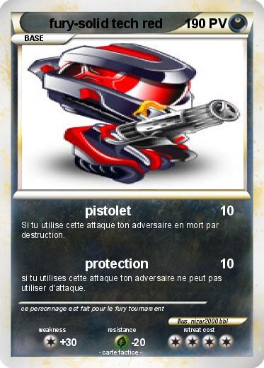 Pokemon fury-solid tech red