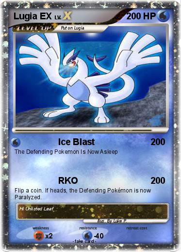 Pokemon Lugia EX