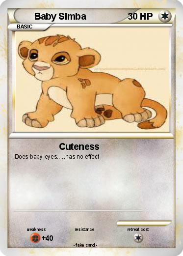 Pokemon Baby Simba