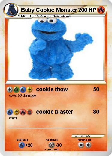 Pokemon Baby Cookie Monster