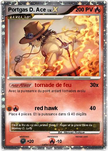 Pokemon Portgas D. Ace