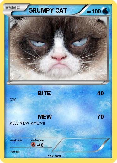 Pokemon GRUMPY CAT