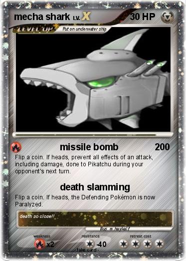 Pokemon mecha shark