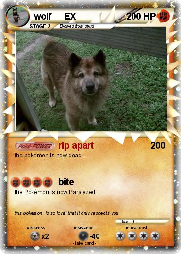 Pokemon wolf     EX