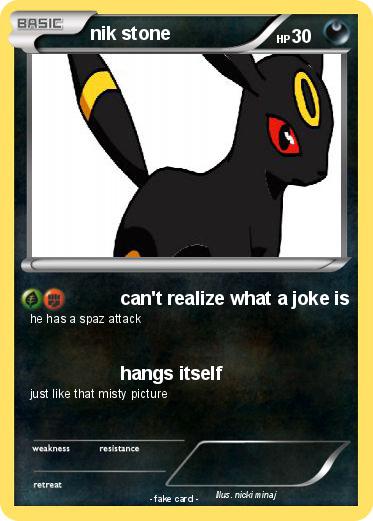 Pokemon nik stone