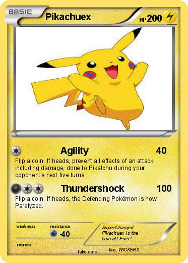 Pokemon Pikachuex
