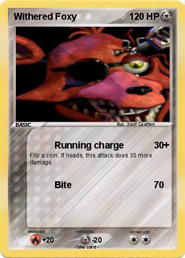 Pokemon Withered Foxy