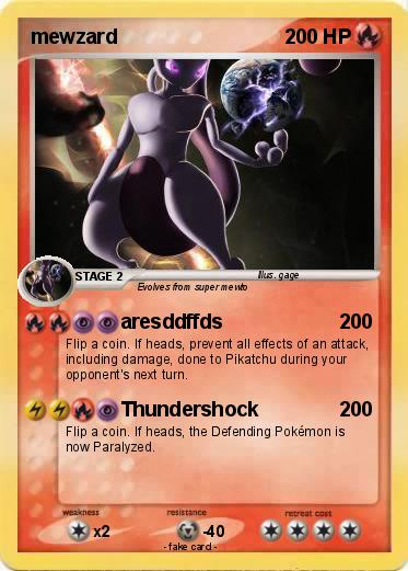 Pokemon mewzard
