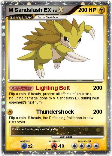 Pokemon M Sandslash EX