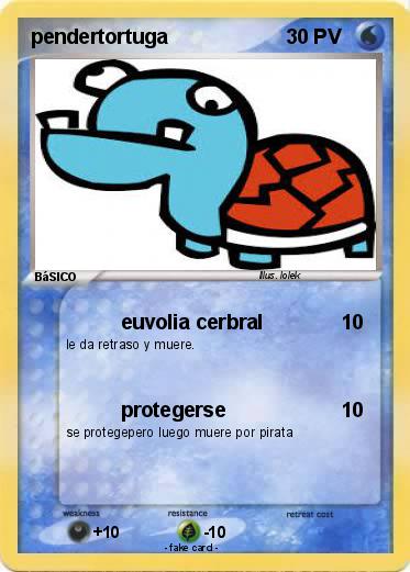 Pokemon pendertortuga