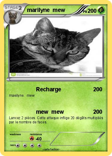 Pokemon marilyne  mew